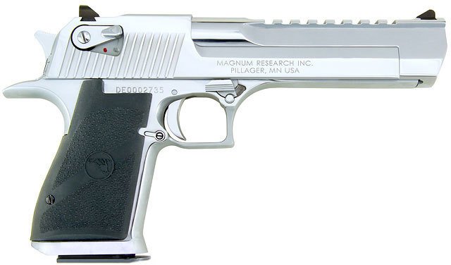 Magnum Research Desert Eagle Mark XIX Polished Chrome 44 MAG Full-Size 8-Round Pistol