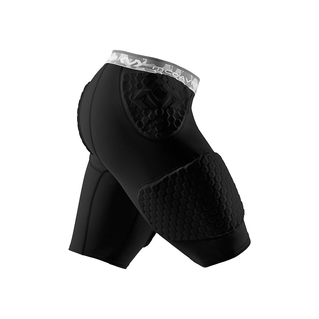McDavid Adults' HEX Contoured Wrap-Around Thigh Shorts                                                                           - view number 1