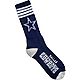 For Bare Feet Adults' Dallas Cowboys 4-Stripe Deuce Socks                                                                        - view number 3