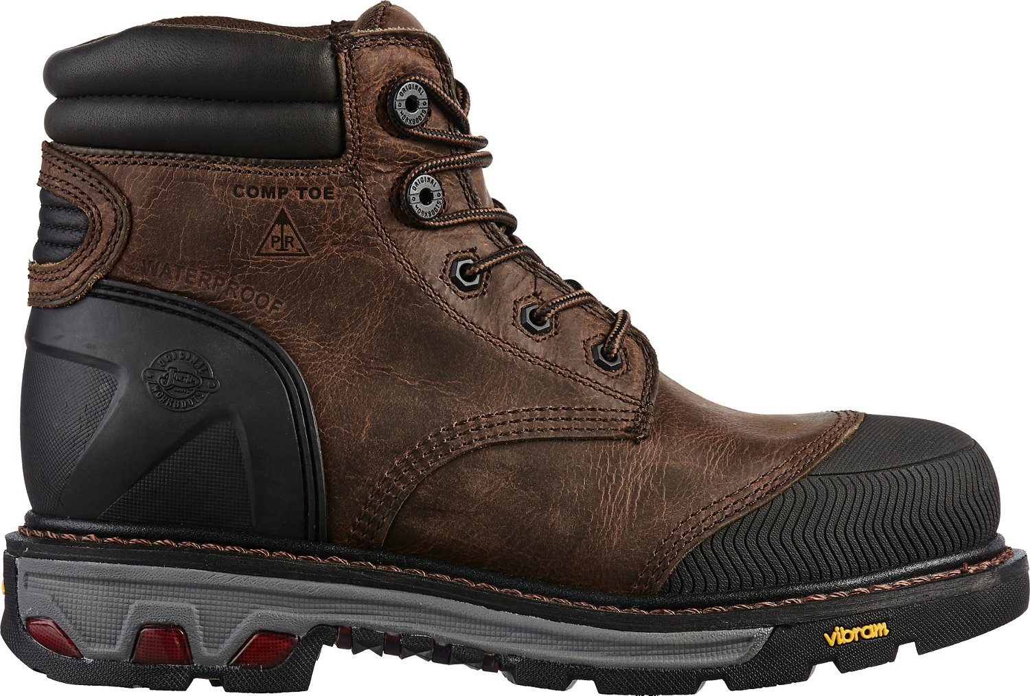 Justin men's commander outlet x5 steel work boots