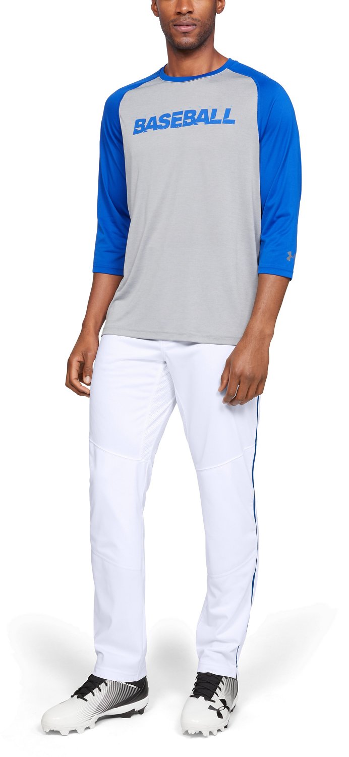 Under Armour Men's Ace Relaxed Piped Baseball Pants                                                                              - view number 4