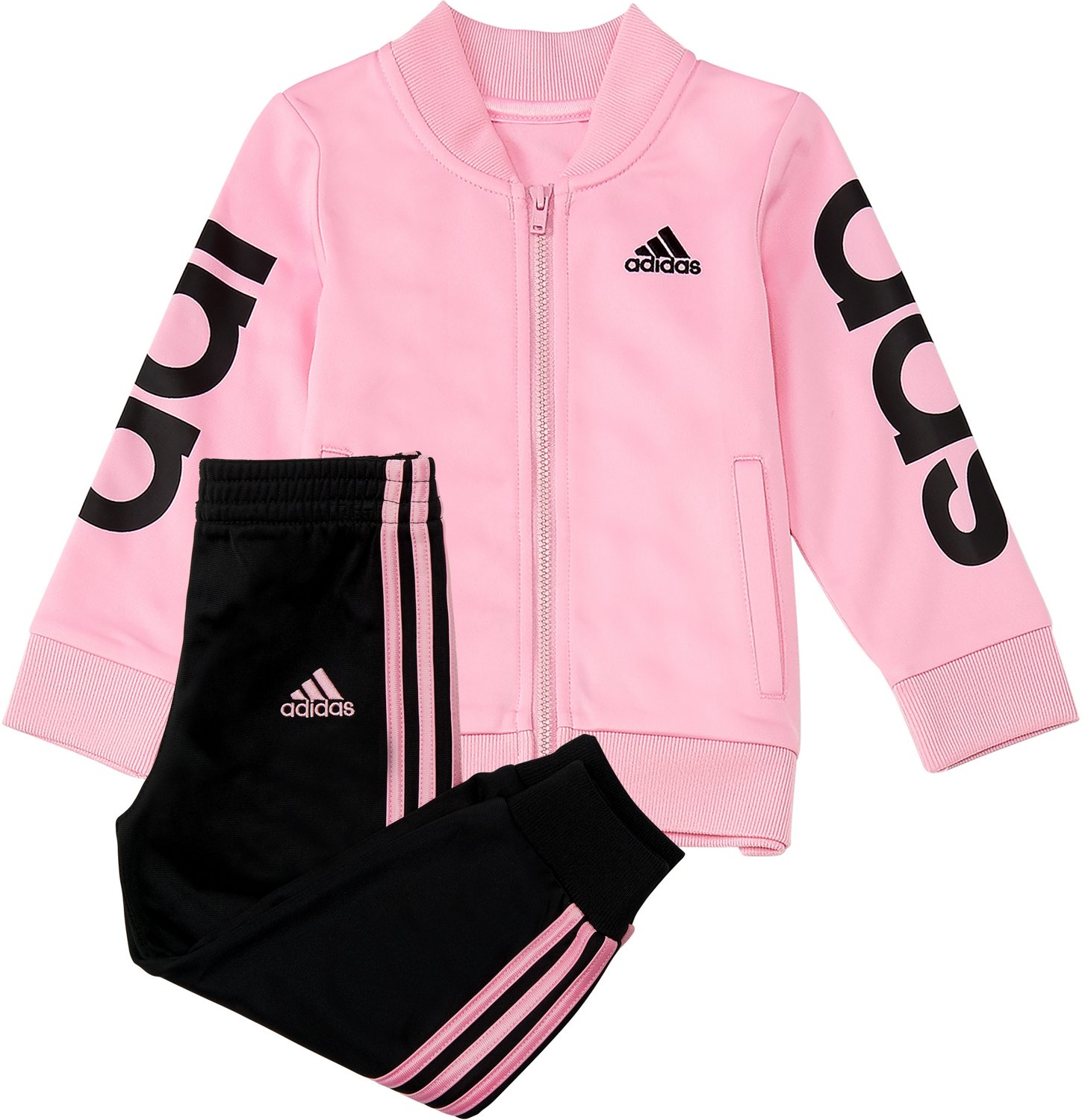 adidas Toddler Girls' Linear Jacket Set                                                                                          - view number 3