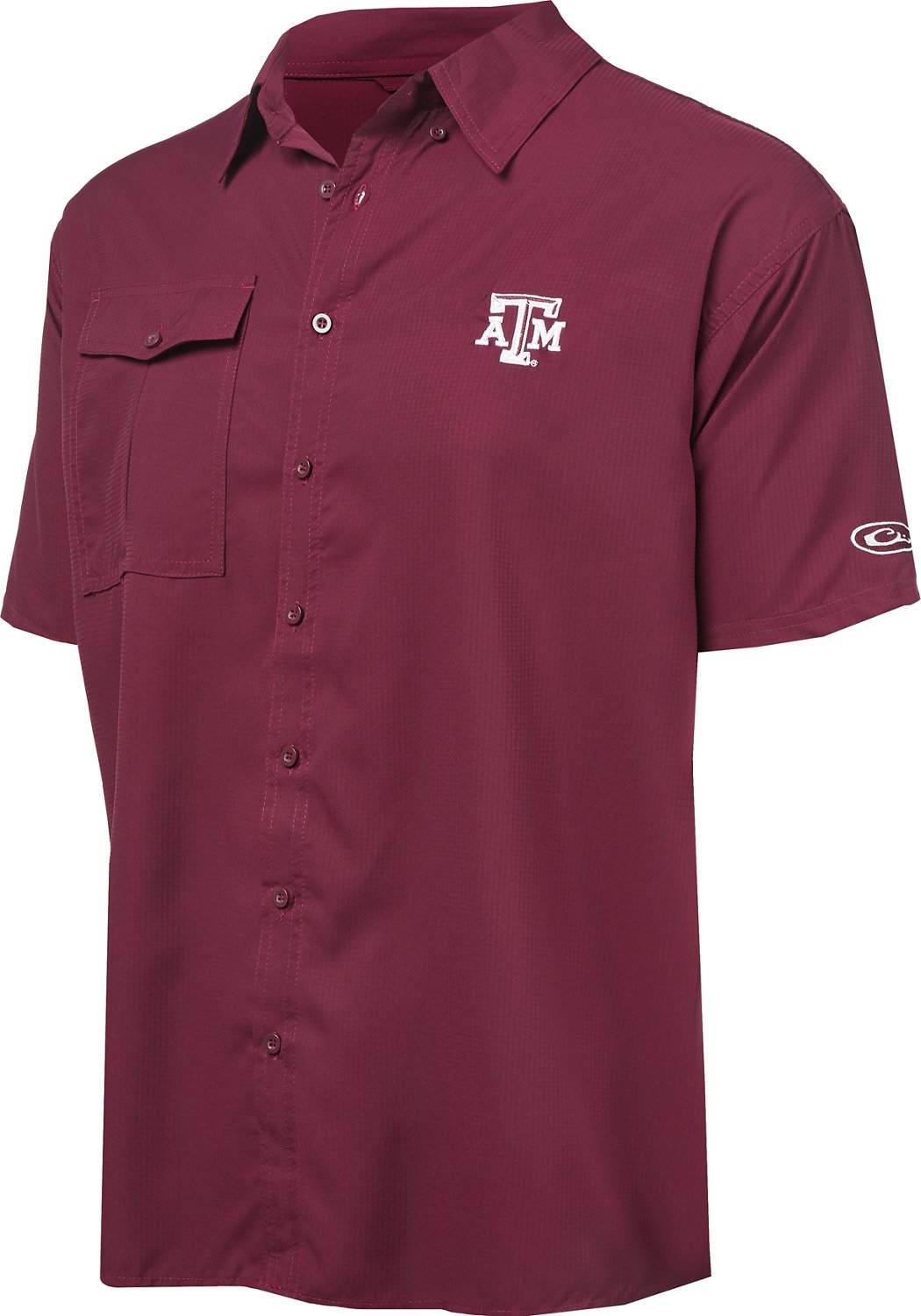 Drake Waterfowl Men's Texas A&M University Flyweight Button Down Shirt