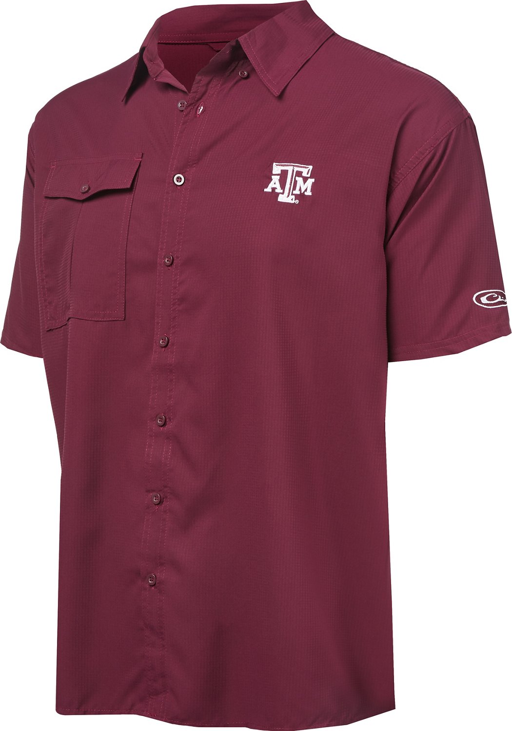 Drake Waterfowl Men's Texas A&M University Flyweight Button Down