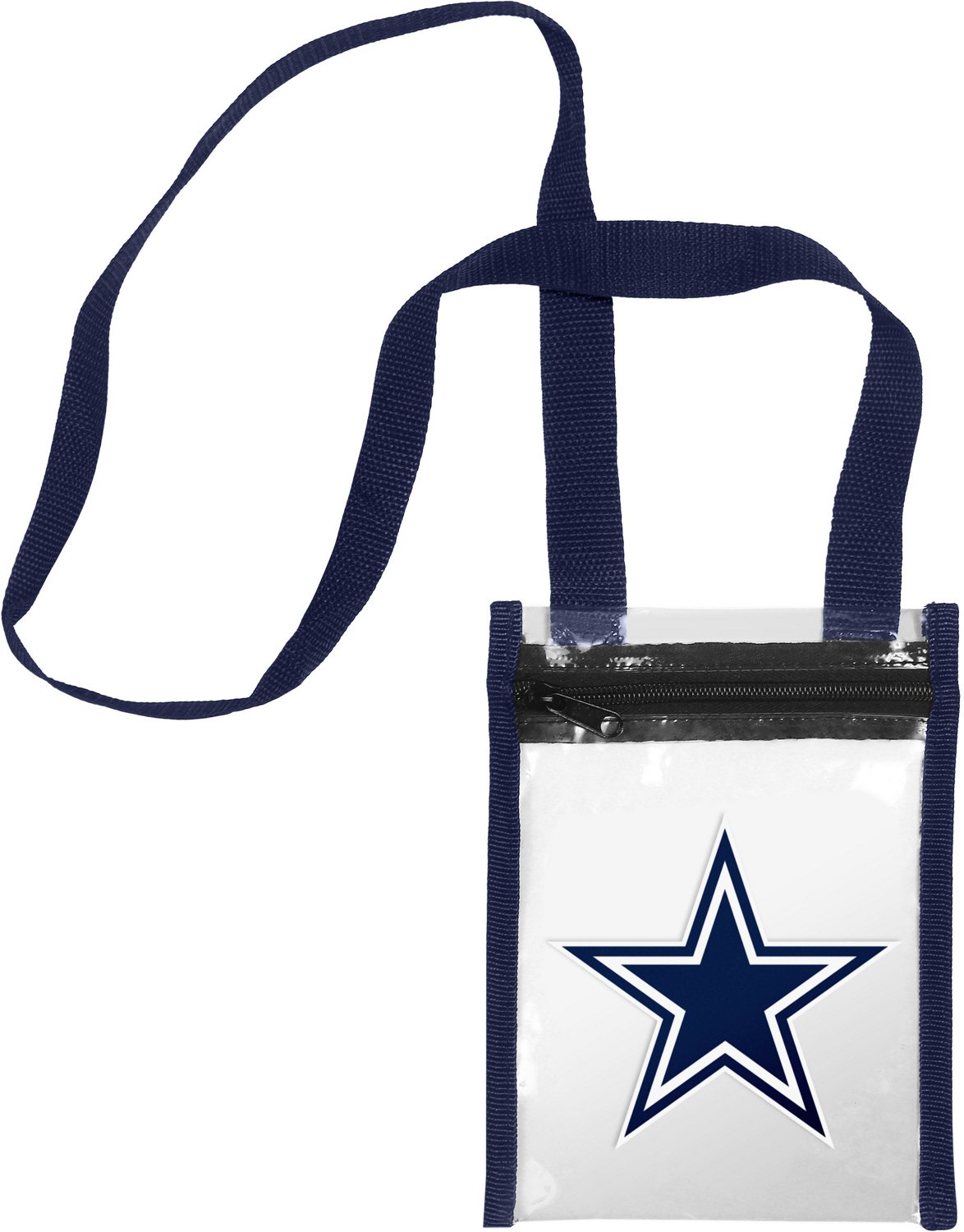 Dallas Cowboys Clear Envelope Purse - Sports Unlimited