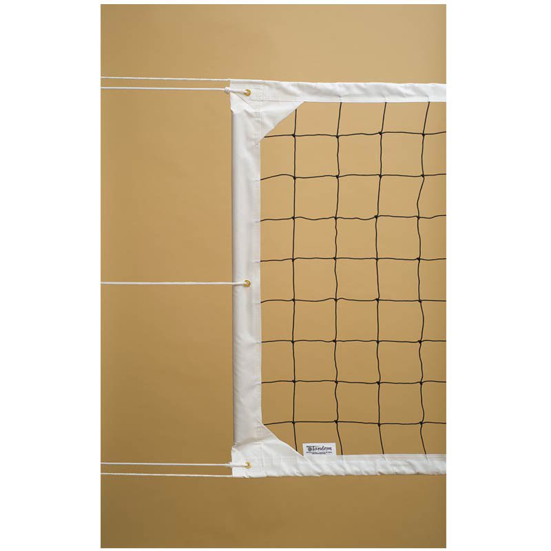 Tandem Sport 39 in x 32 ft Heavy-Duty Competition Volleyball Net White - Volleyball Equipment at Academy Sports