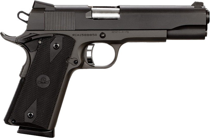 Rock Island Armory 1911 Rock Standard Fs 45 Acp Full Size 8 Round Pistol Academy 5626