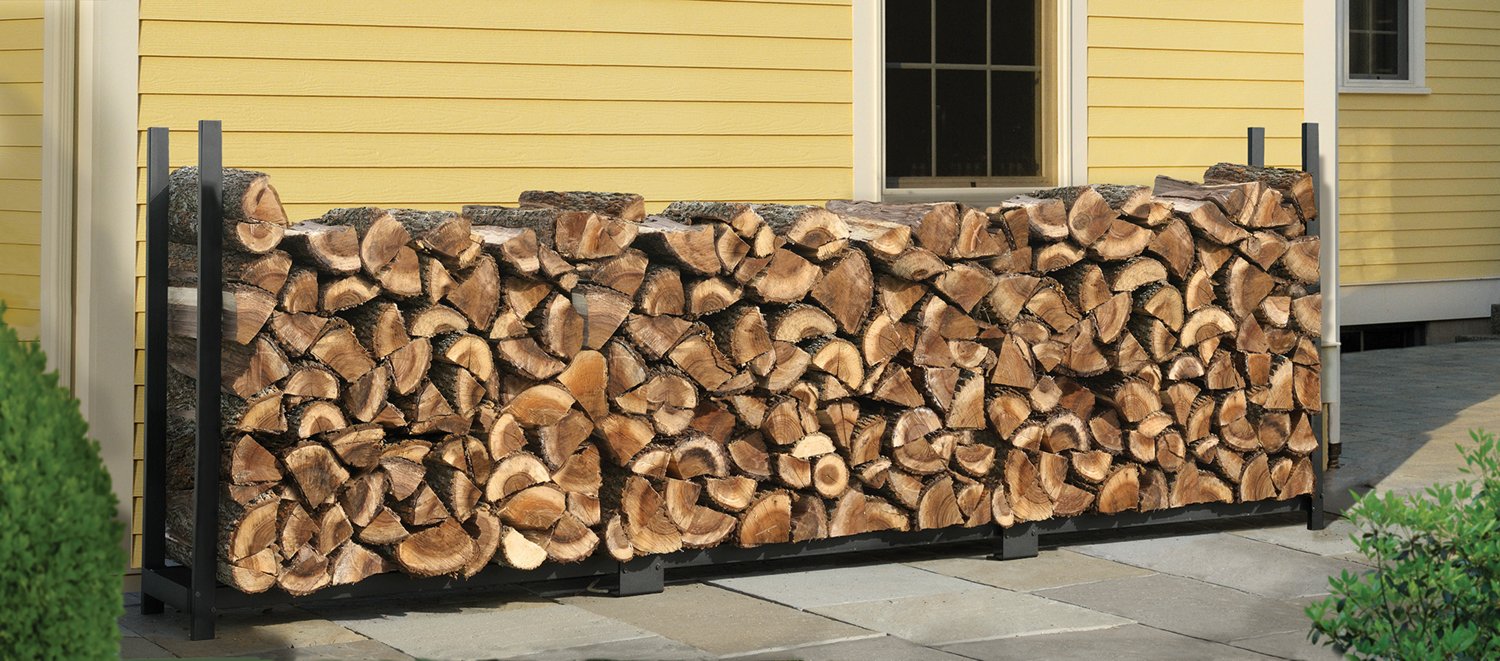 ShelterLogic 12 ft Ultra Duty Firewood Rack Academy