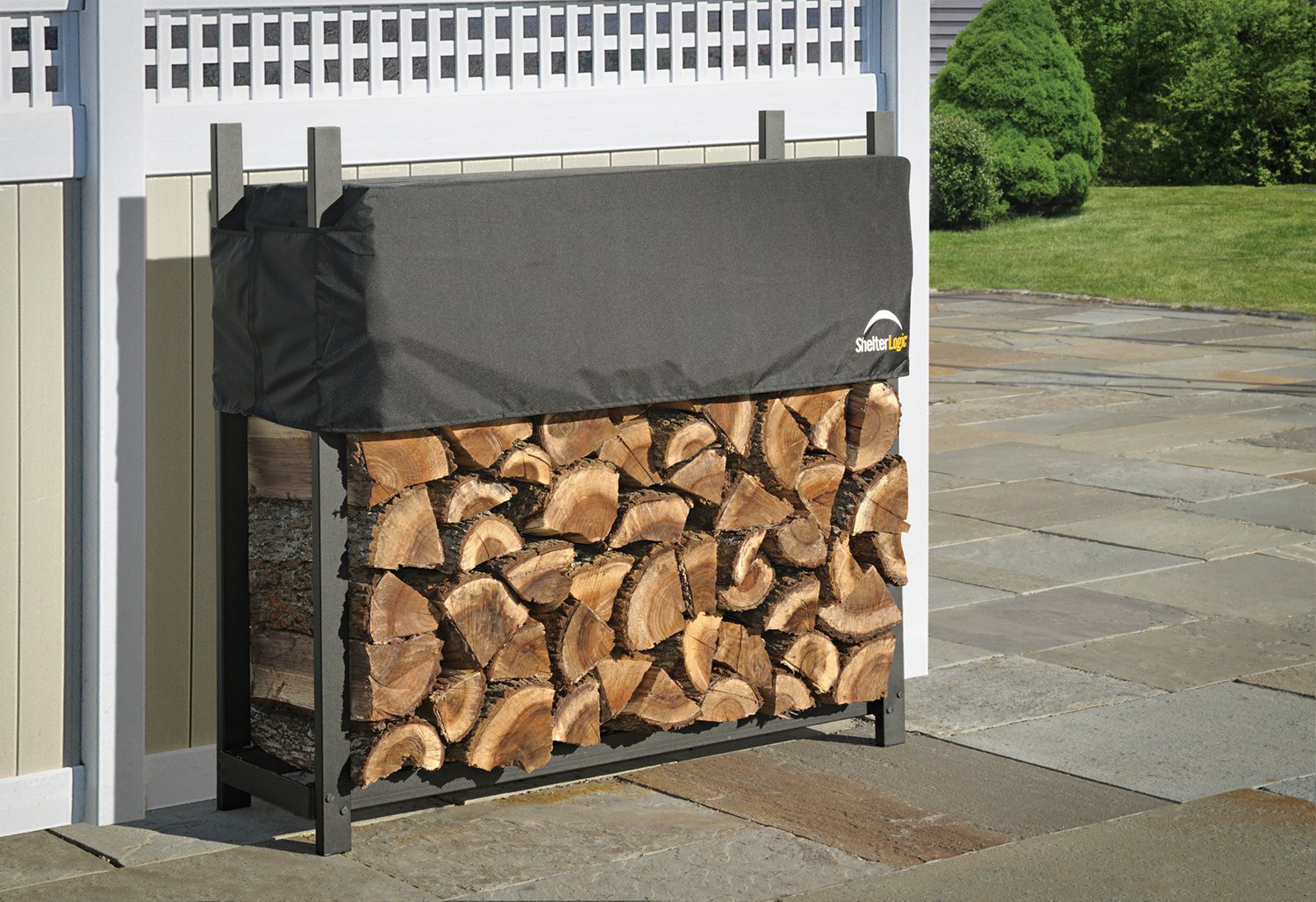 ShelterLogic 4 ft Ultra Duty Firewood Rack with Cover - view number 2