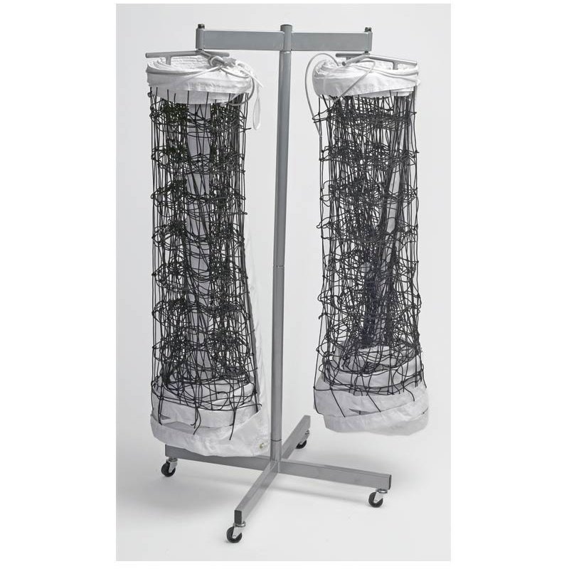 Tandem Sport Double Net Storage Rack Grey - Volleyball Equipment at Academy Sports