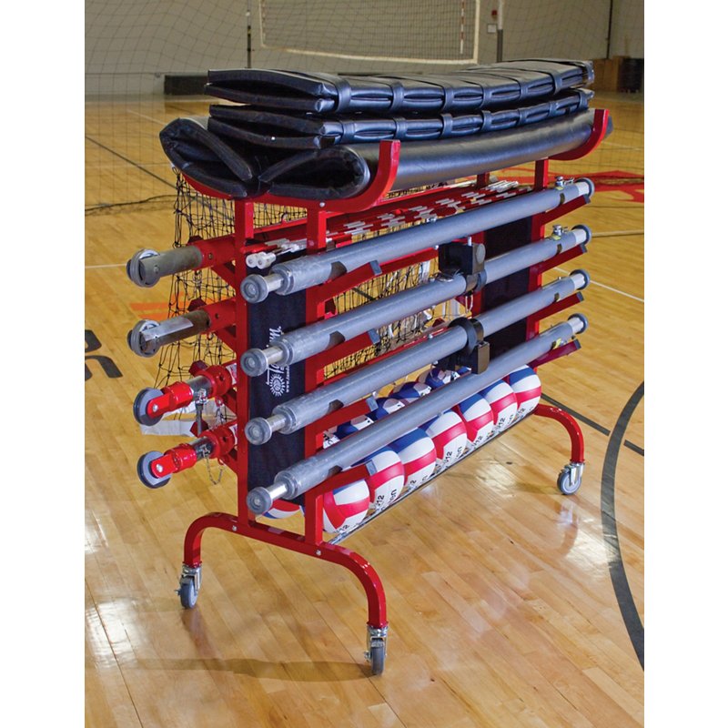 Tandem Sport Portable Volleyball Equipment Carrier Red - Volleyball Equipment at Academy Sports