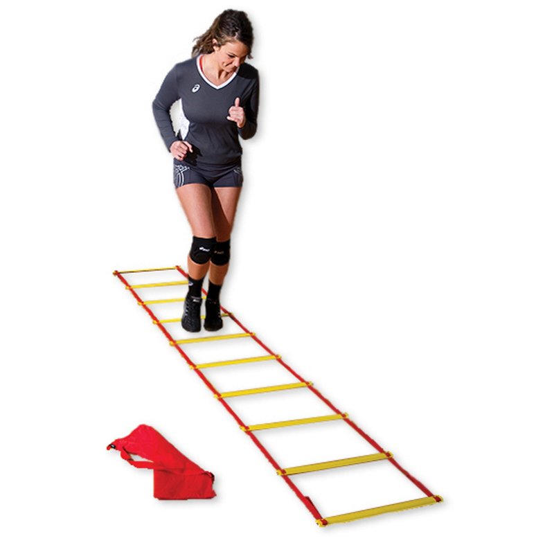 Tandem Sport Agility Ladder Yellow/Red - Volleyball Equipment at Academy Sports