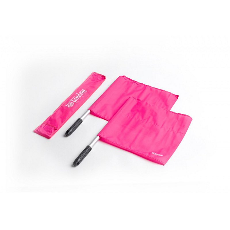 Tandem Sport Linesman Flag Set 2-Pack Pink - Volleyball Equipment at Academy Sports