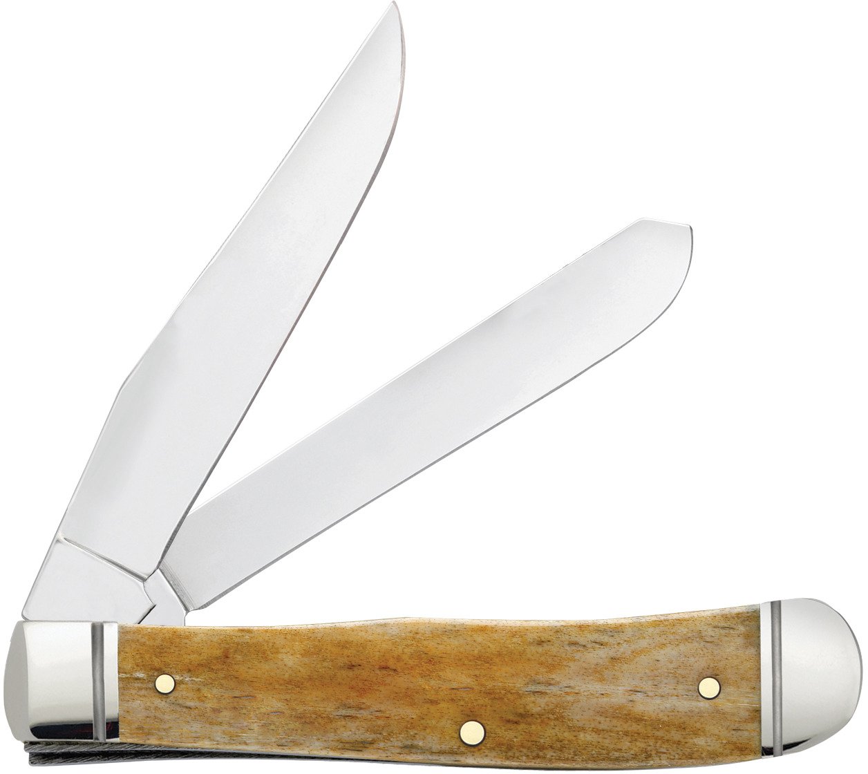 WR Case & Sons Cutlery Co Smooth Antique Bone Trapper Knife                                                                      - view number 2