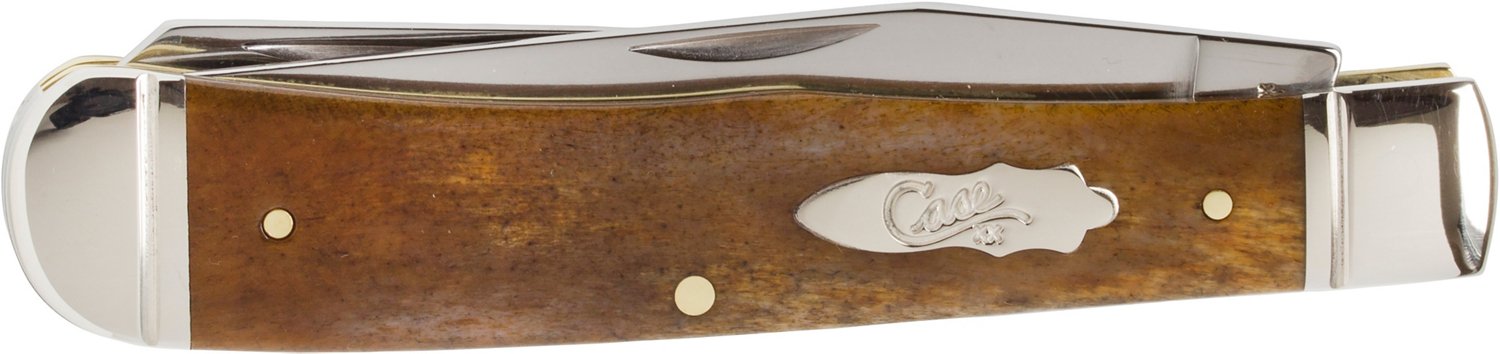 WR Case & Sons Cutlery Co Smooth Antique Bone Trapper Knife                                                                      - view number 3
