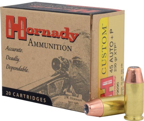 Hornady Custom .45 Auto 230-Grain XTP JHP Centerfire Handgun Ammunition                                                          - view number 2