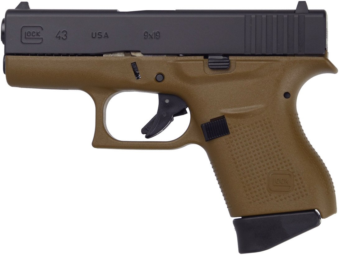 Glock G43 FDE/BLK 9mm Sub-Compact 6-Round Pistol - view number 2