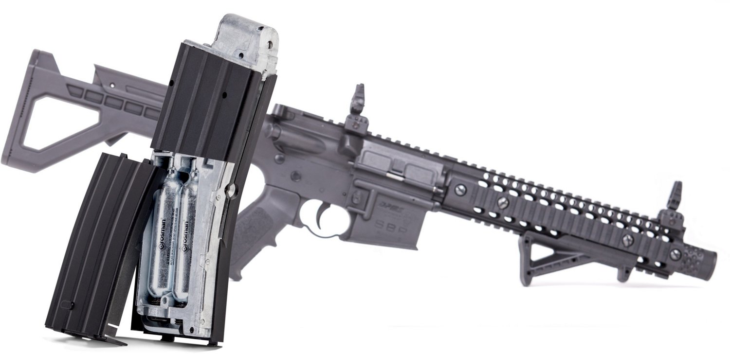 Crosman DPMS SBR Compact Full Auto .177 Caliber BB Rifle - view number 5