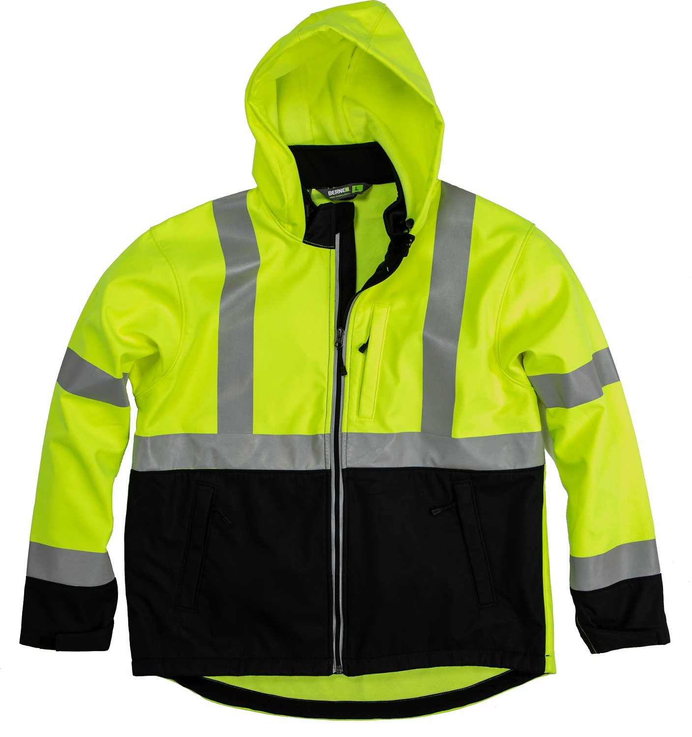 Berne Men's Hi-Visibility Softshell Jacket - view number 7