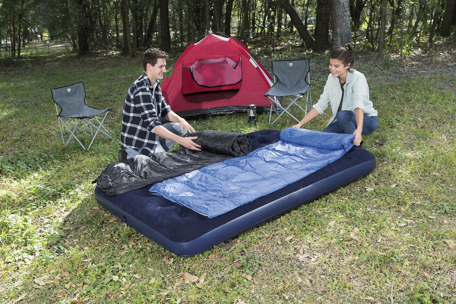 Full Size Plush Top Airbed Academy