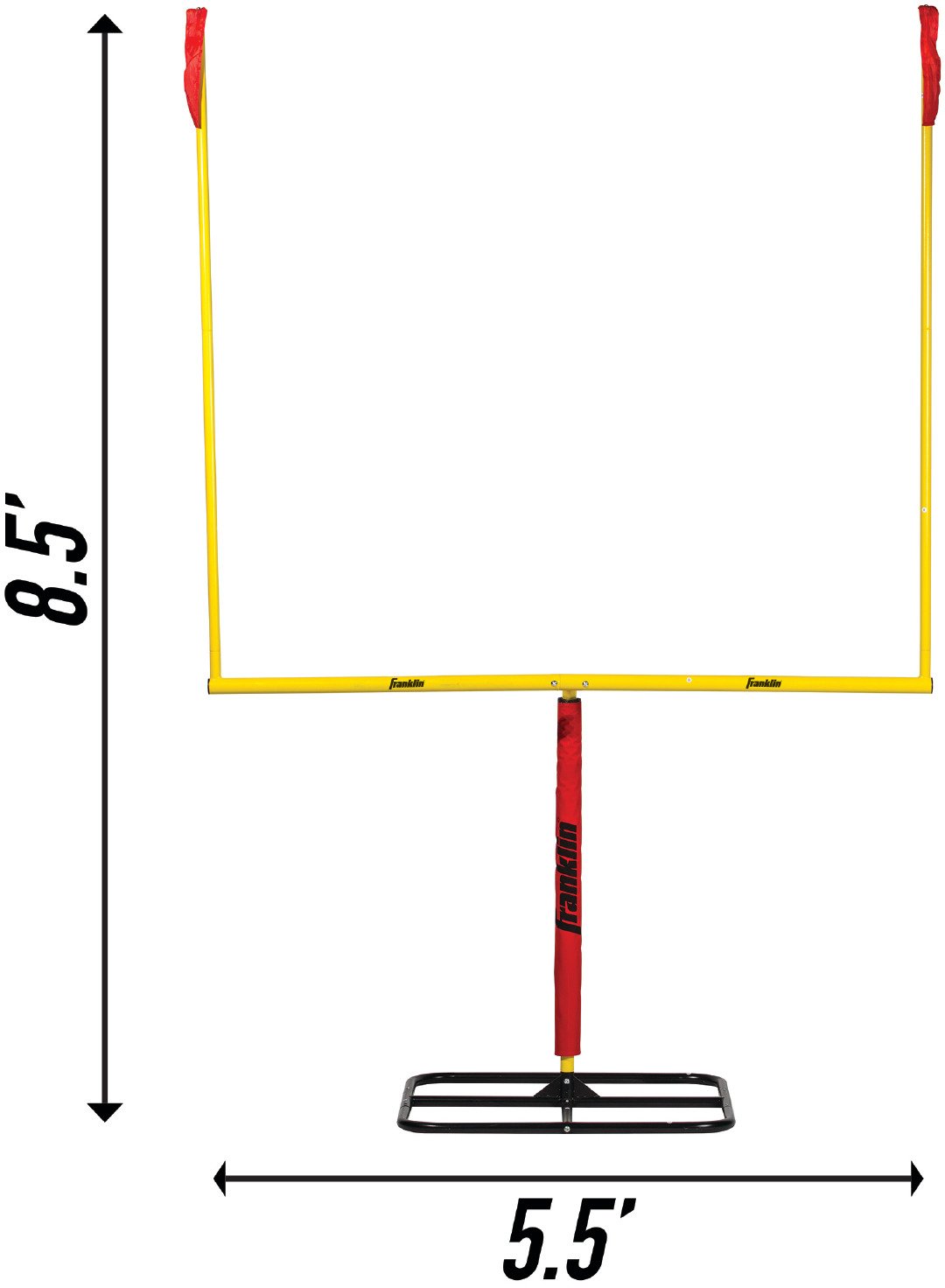 Franklin 8 ft 6 in x 5 ft 6 in Authentic Steel Football Goal Post - view number 3