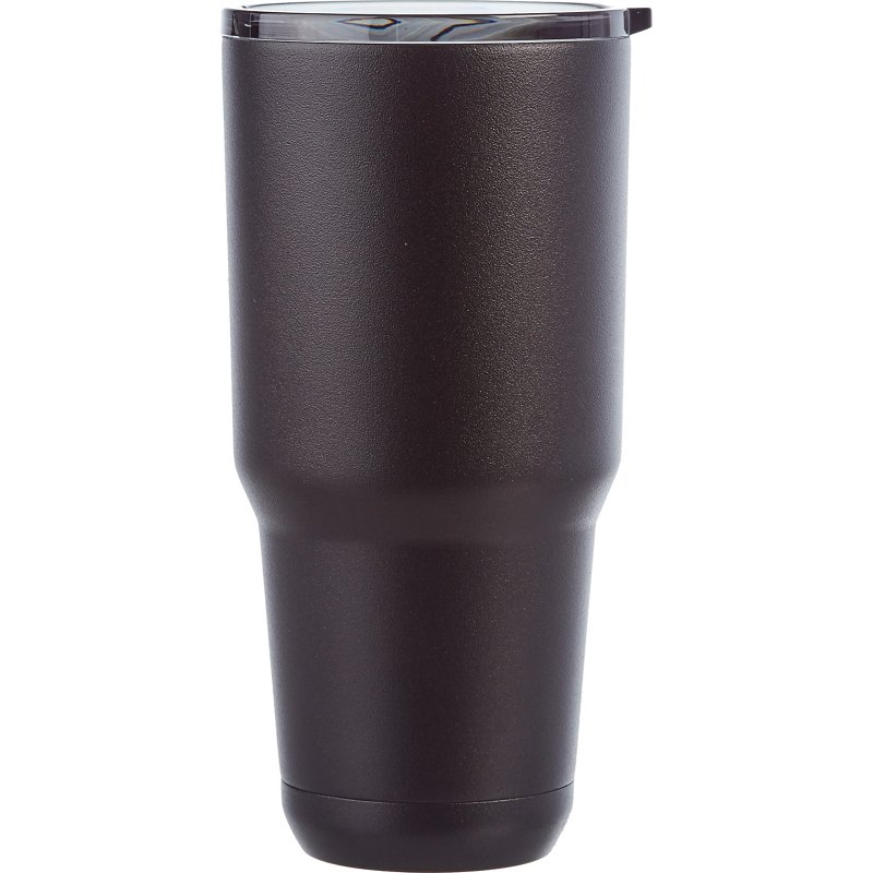 Magellan Outdoors Throwback 30 oz Powder Coat Double-Wall Insulated Tumbler Black - Thermos/Cups &koozies at Academy Sports