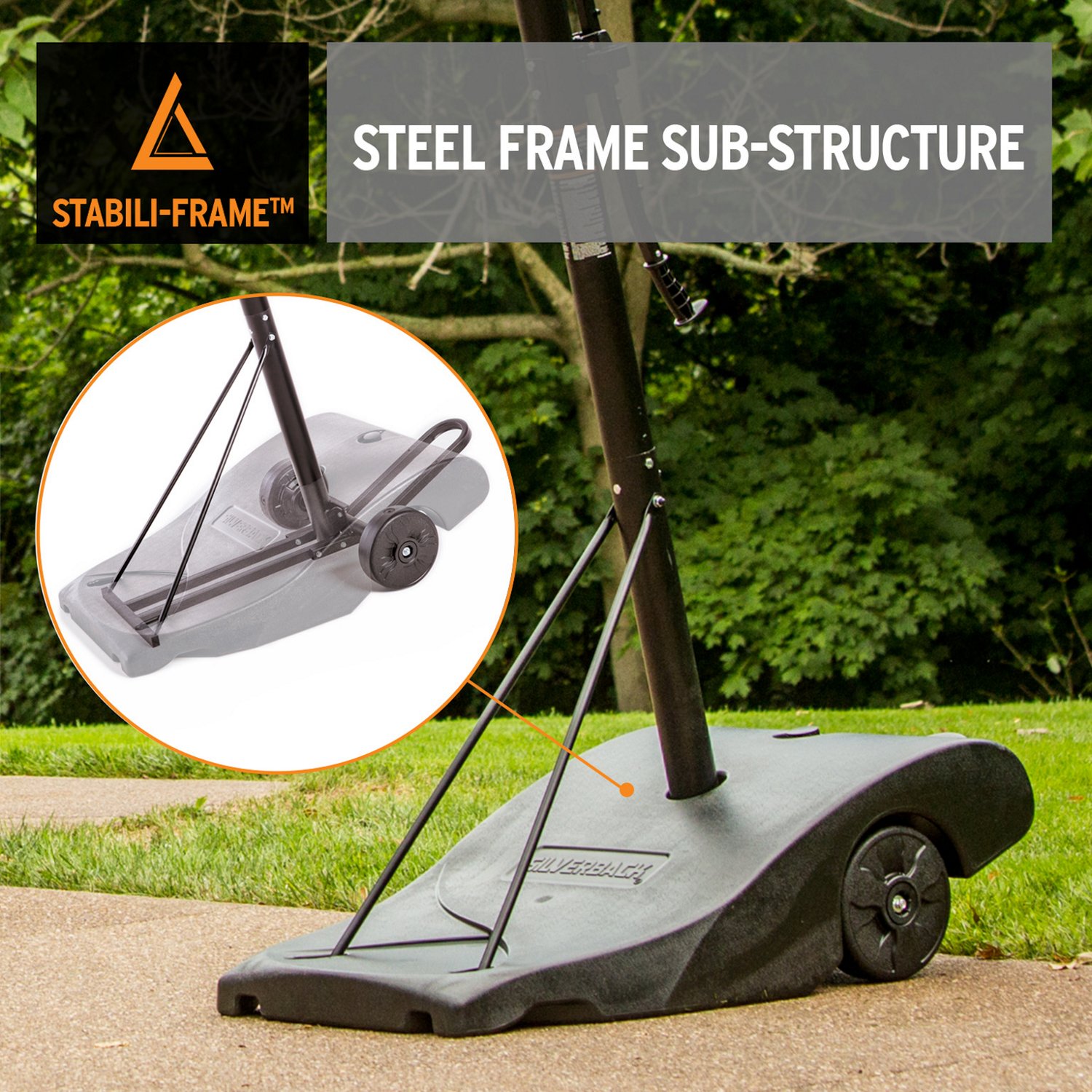 Silverback NXT 50 in Portable Basketball Hoop                                                                                    - view number 2