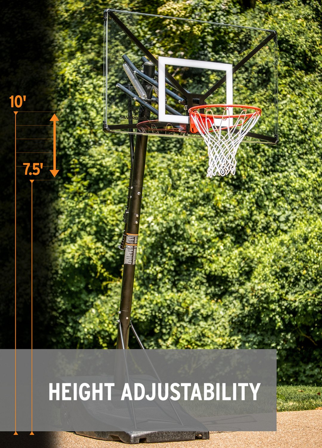 Silverback NXT 54 in Portable Basketball Hoop Academy
