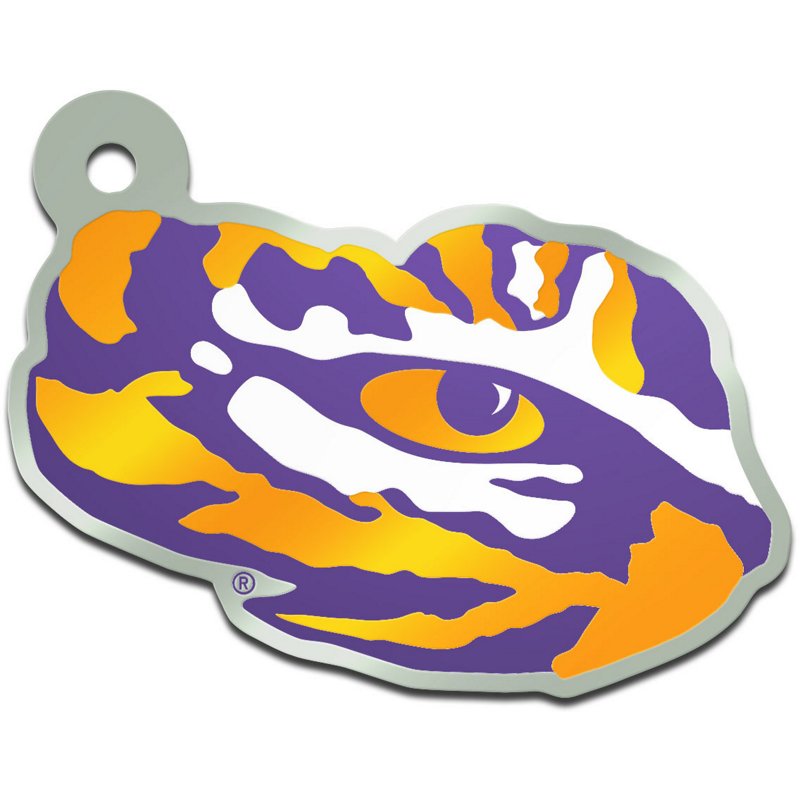 Stockdale Louisiana State University Metallic Freeform Acrylic Key Chain Purple - NCAA Novelty at Academy Sports