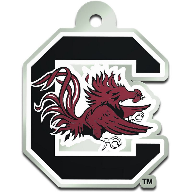 WinCraft University of South Carolina Freeform Acrylic Metallic Key Chain Dkred - NCAA Novelty at Academy Sports