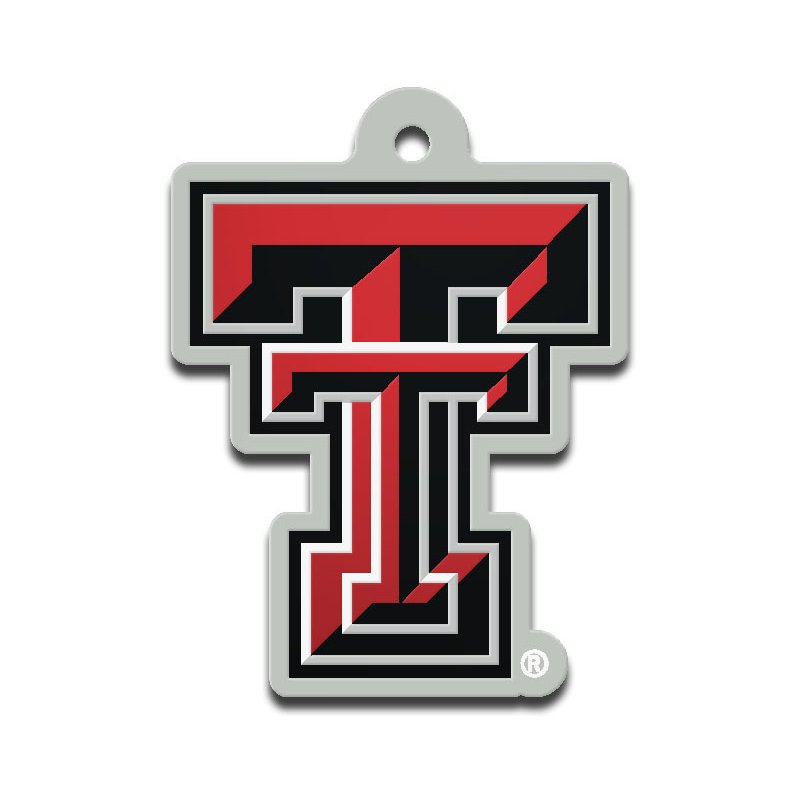 WinCraft Texas Tech University Freeform Acrylic Metallic Key Chain Red - NCAA Novelty at Academy Sports