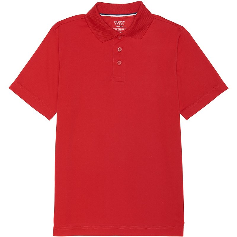 French Toast Boys' Sport Polo Shirt Red, 2X-Large - Uniform Accessories at Academy Sports
