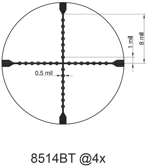 Truglo TRU-BRITE 30 Series 1 - 4 x 24 Riflescope - view number 3