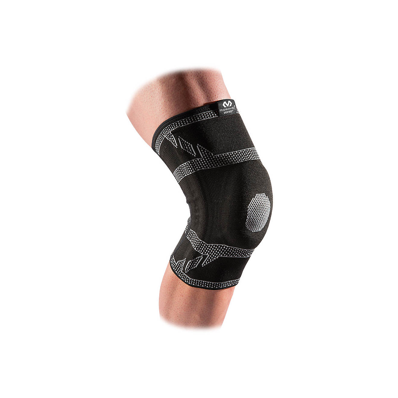 McDavid Adults' ELITE Engineered Elastic Knee Sleeve with Gel Buttress and Stays                                                 - view number 1