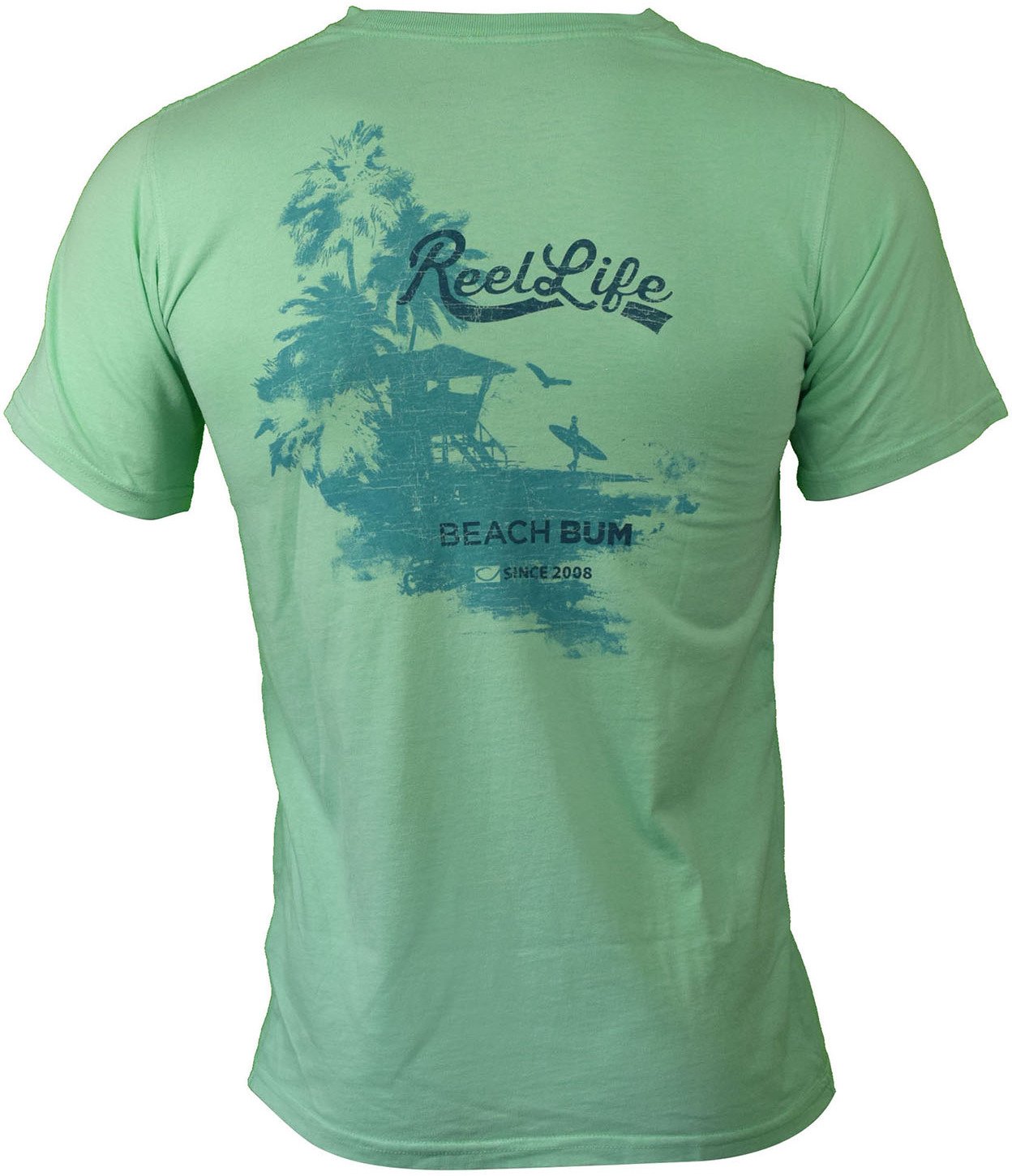 Reel Life Men's Ocean Washed Great Escape Tshirt Academy