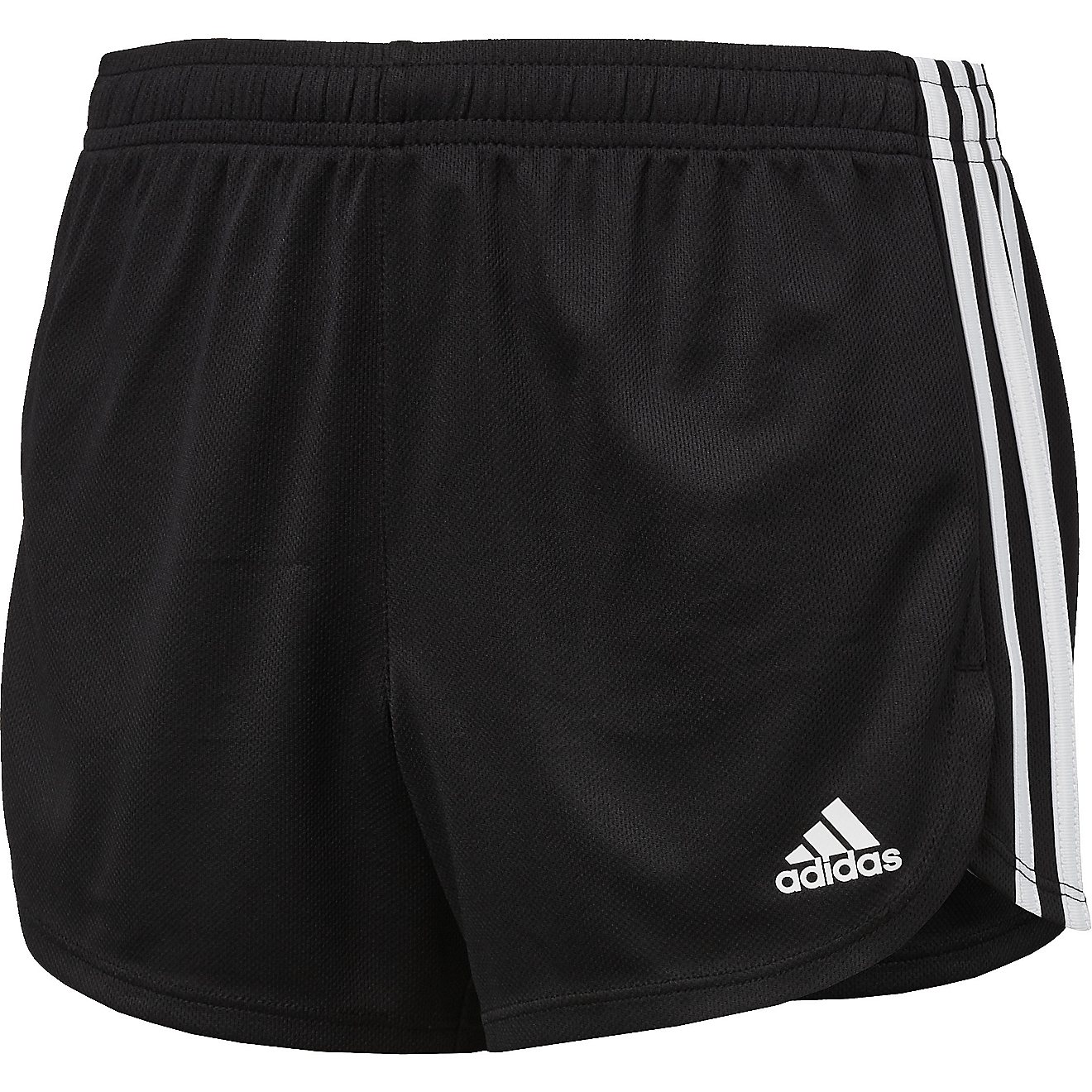 adidas Girls' 3-Stripes Mesh Shorts                                                                                              - view number 5