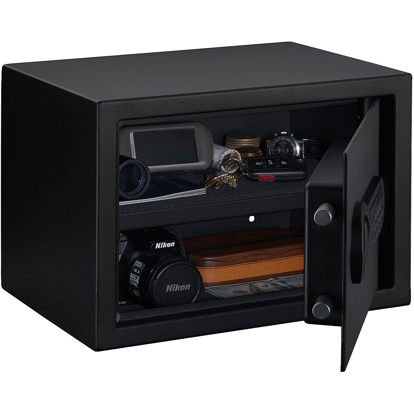 Stack-On 3-Handgun Personal Safe with Electronic Keypad and Alarm eLock                                                          - view number 2