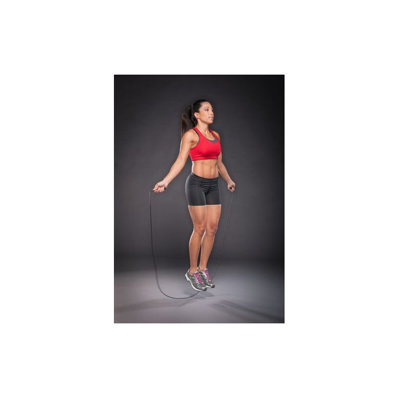 BCG Speed Jump Rope Black/Red - Hand Exer. Equip. at Academy Sports