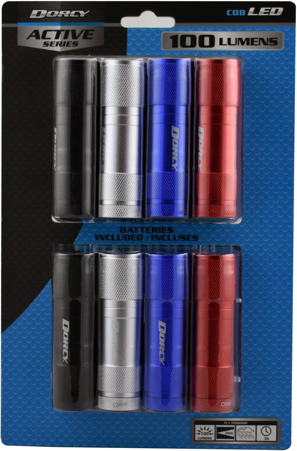 Dorcy LED Flashlights 8Pack Academy