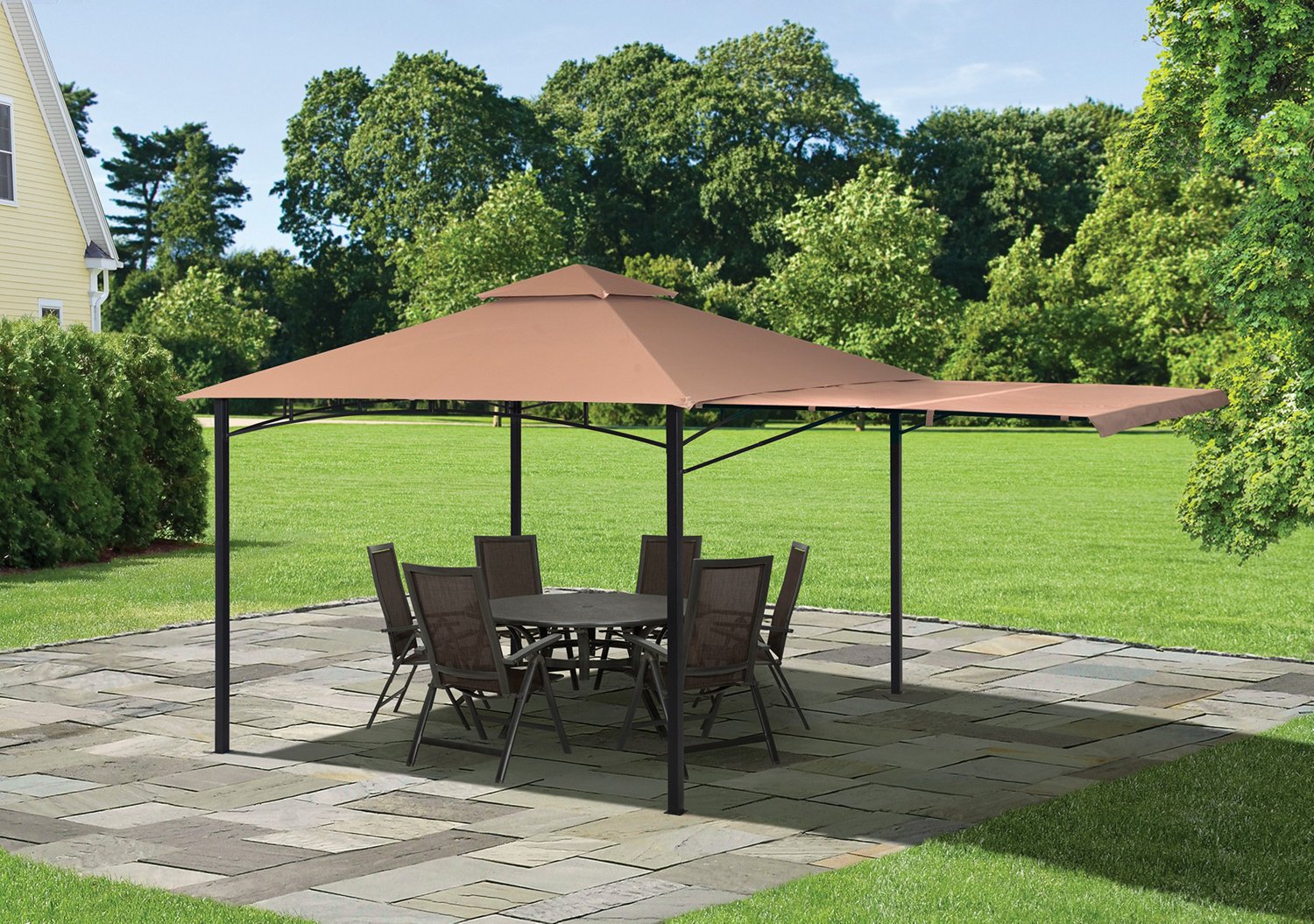 ShelterLogic Redwood 11 ft x 11 ft Canopy Gazebo - view number 2