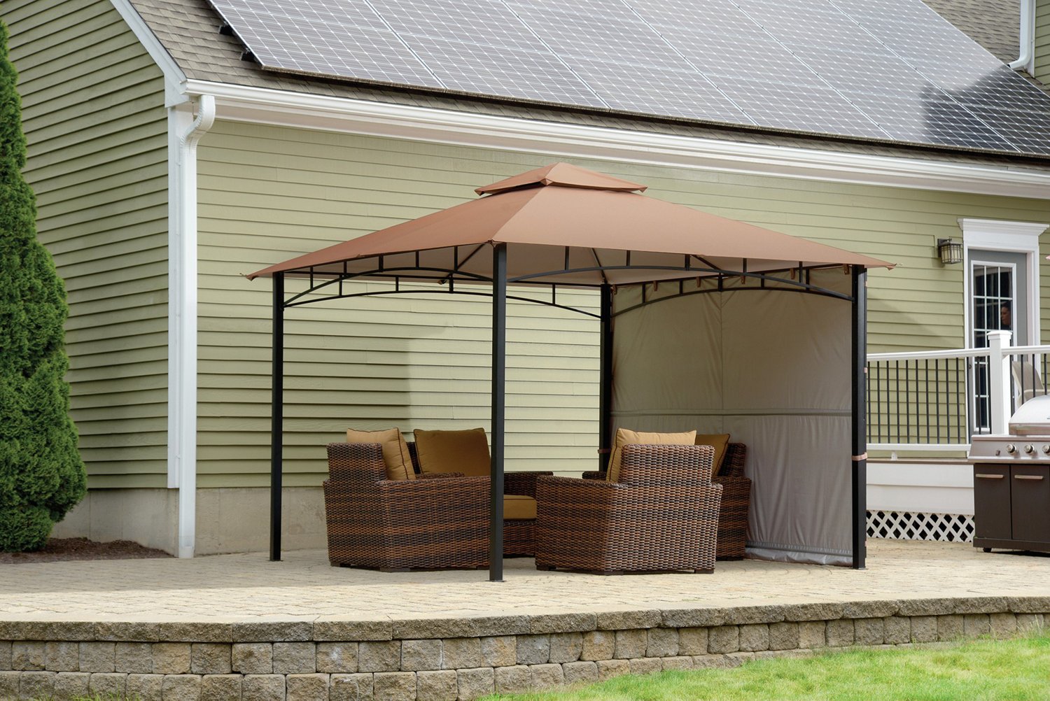 ShelterLogic Redwood 11 ft x 11 ft Canopy Gazebo - view number 4