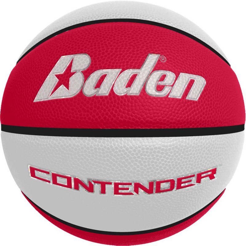 Baden Contender Basketball Red/White, 28.5" - Basketball Accessories at Academy Sports