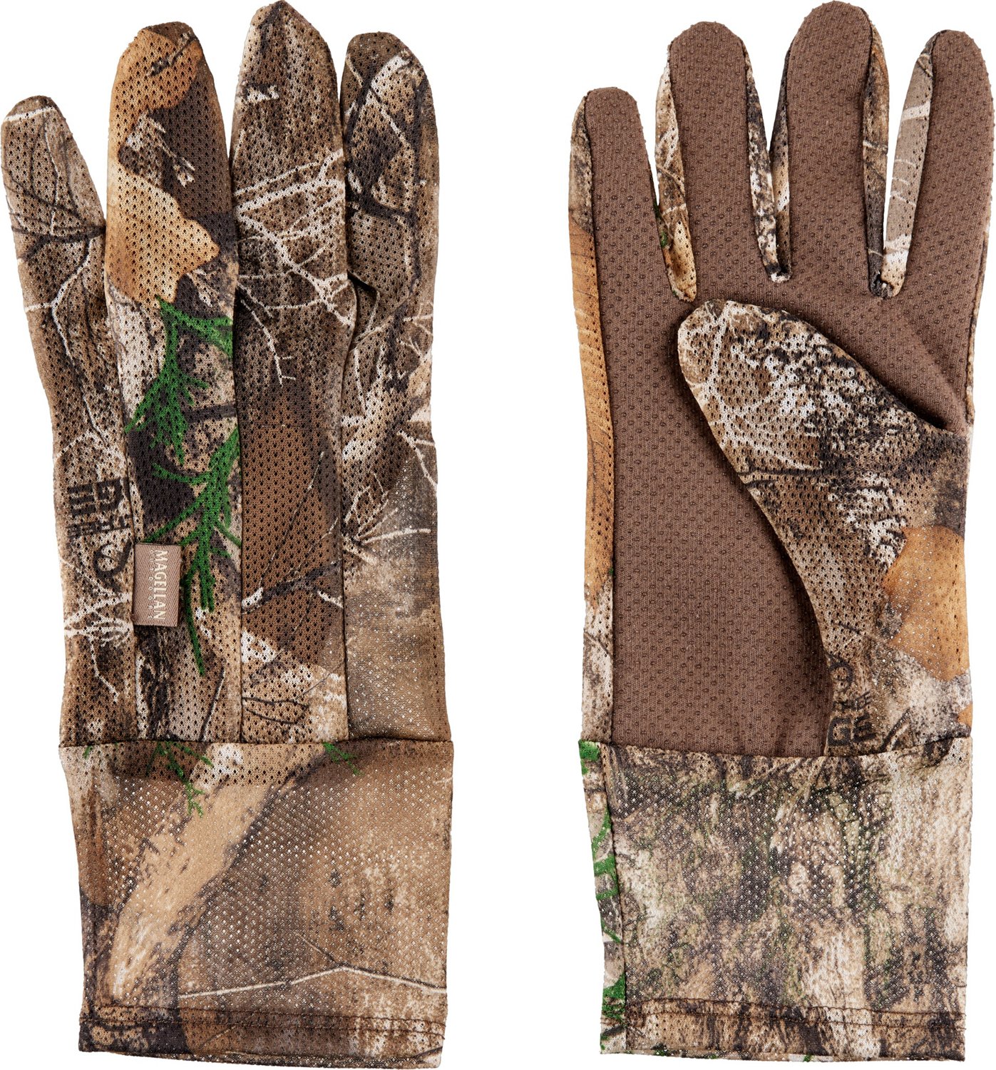 Magellan Outdoors Men's Camo Mesh Hunting Gloves Academy