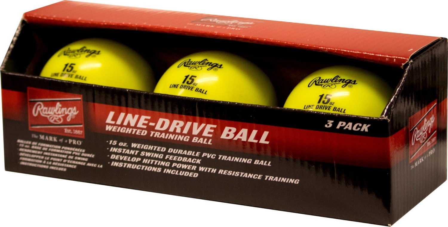 Rawlings Line Drive Training Balls 3 Pack Academy