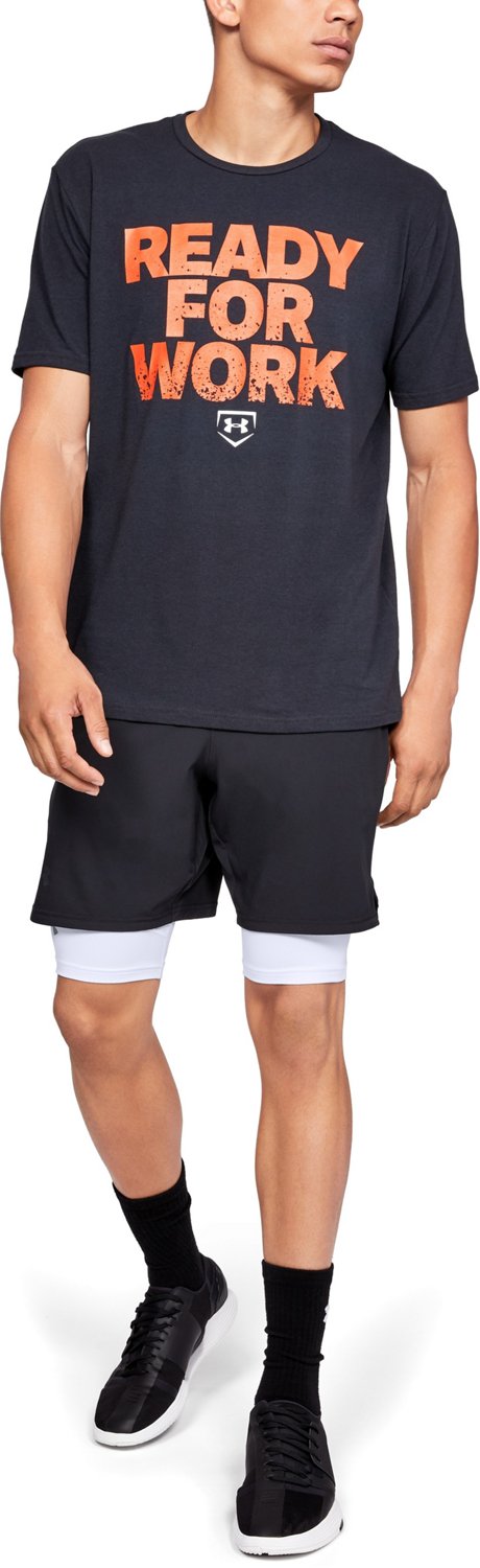 Under Armour Men's Utility Slider Baseball Shorts Academy