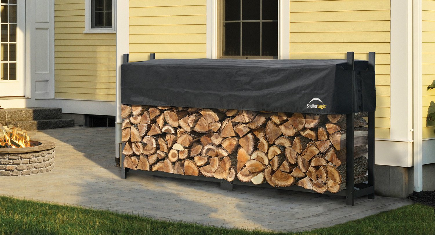 ShelterLogic Ultra-Duty 8 ft Firewood Rack with Cover - view number 2