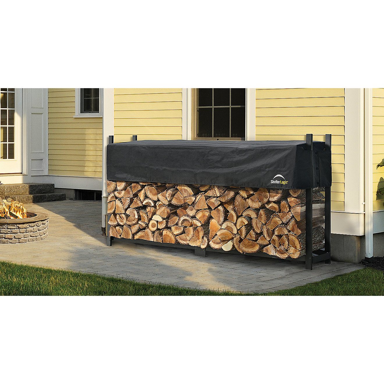 ShelterLogic Ultra-Duty 8 ft Firewood Rack with Cover                                                                            - view number 2