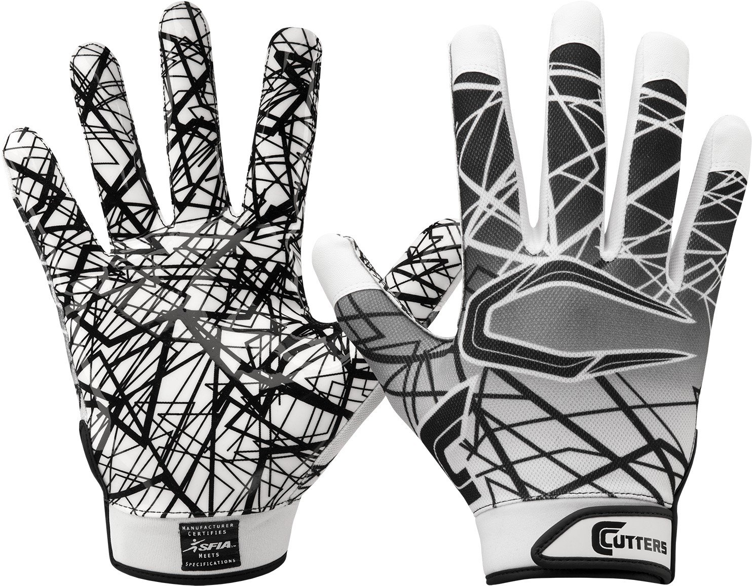Cutters Adults' Game Day Receiver Gloves