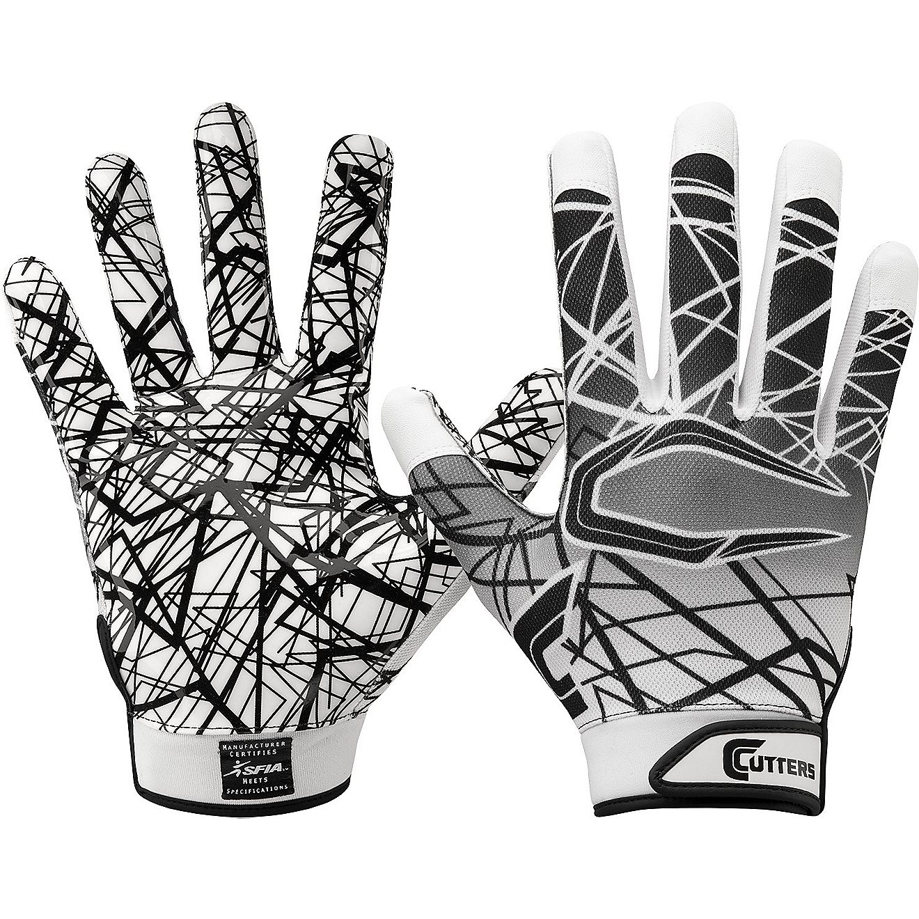 Cutters Kids' Game Day Receiver Gloves                                                                                           - view number 1