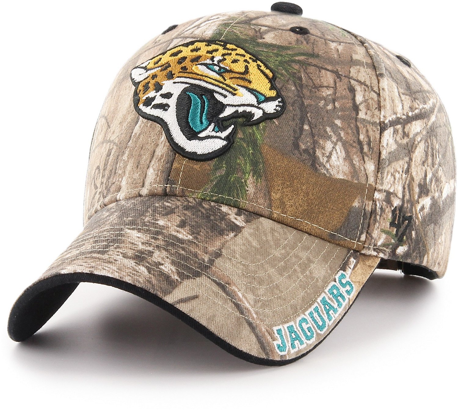 Jacksonville Jaguars NFL TEAM-BASIC Realtree Camo Fitted Hat